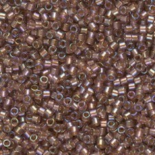 Miyuki delica Beads 11/0 - Sparkling beige lined amethyst ab DB-1759